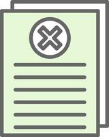 Reject Vector Icon Design