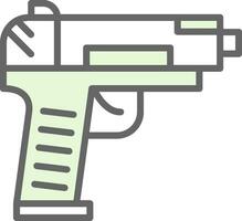 diseño de icono de vector de pistola