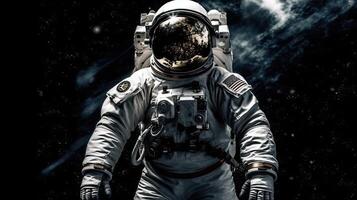 Astronauts ready to explore in full suits photo