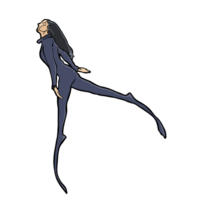 freediving girl under water clipart png