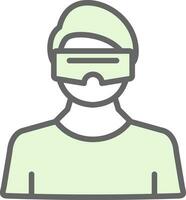 Virtual Reality Vector Icon Design
