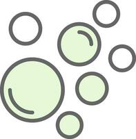 Bubbles Vector Icon Design