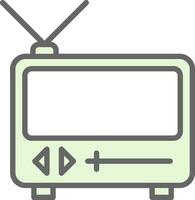 diseño de icono de vector de televisión