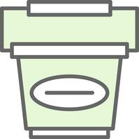 Bucket Vector Icon Design