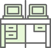 Work Space Vector Icon Design