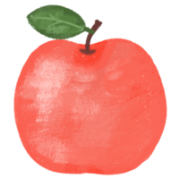 Apple art oil painting png