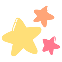 Cute decorations star png