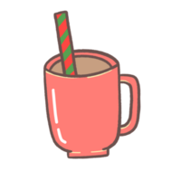 Milk tea glass png