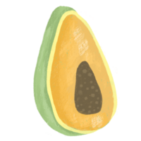 papaya konst olja målning png