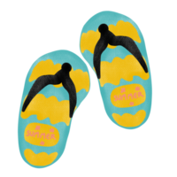 Summer Slippers, Summer, icon isolated png