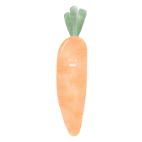 Zanahoria linda verduras, dibujos animados personaje png