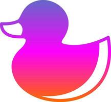 Rubber Duck Vector Icon Design