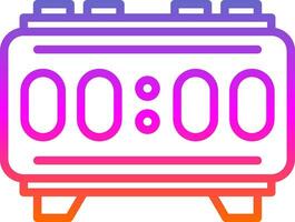 Digital Alarm Vector Icon Design