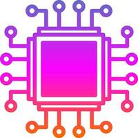 Cpu Vector Icon Design