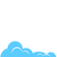 mullido nube frontera png