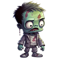zombi vampiro momia dibujos animados ai generar png