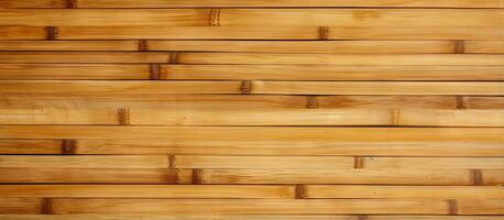 Natural tree produces brown wood texture background Beautiful empty patterns on bamboo wood panel photo