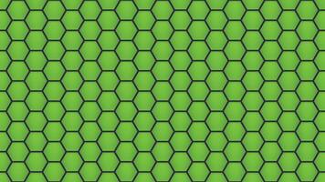 green honeycomb background vector