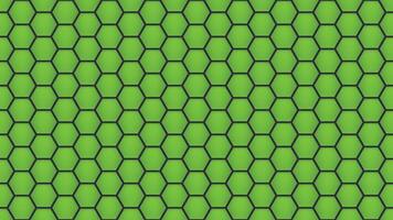 green honeycomb background vector