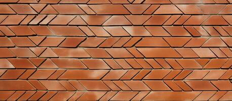 brick tile pattern for building background photo