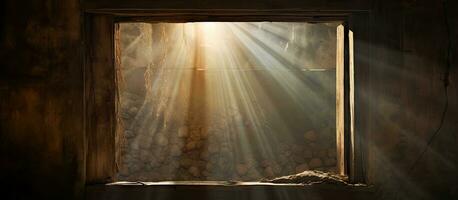 sunlight streaming through a window photo