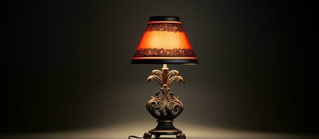 Table lamp for decor photo