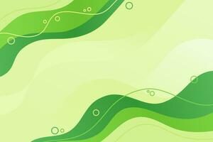 abstract background with wavy shapes, in green colors, suitable for copy space, presentations, wallpapers, flyers, pamphlets, banners, posters, and websites. vector