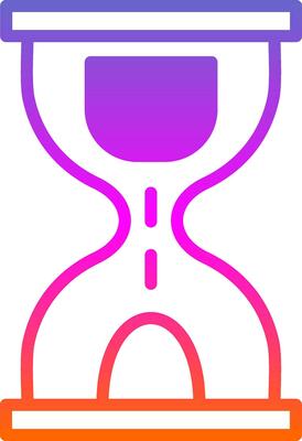 Hourglass Vector Icon Design