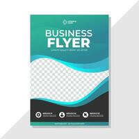 Corporate business flyer template design vector