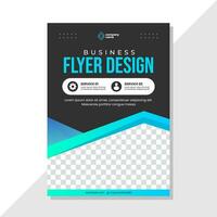 Corporate business flyer template design vector