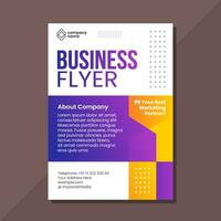 Business flyer brochure template design vector