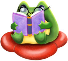 Little frogs character. png