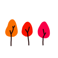 Multi colore albero. png