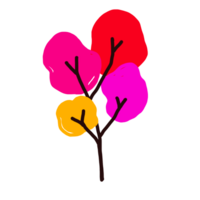 multi color árbol. png