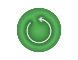 Refresh Green Circle Arrow transparent background png