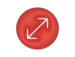 Scale Arrows Red Circle transparent background png