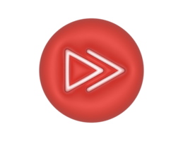 Fast Forward Red Circle Arrow transparent background png