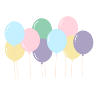 Birthday party elements png