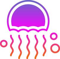 diseño de icono de vector de medusas