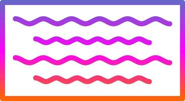 Waves Vector Icon Design