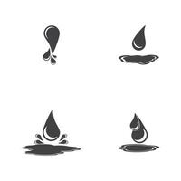 Dripping Liquid icon and symbol template vector