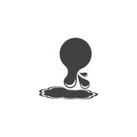 Dripping Liquid icon and symbol template vector