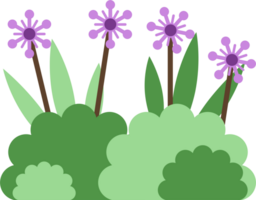 grass with flowers png