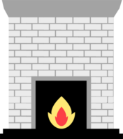 handgezeichneter kamin png