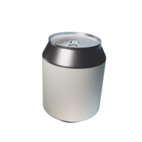 a can mockup transparent png