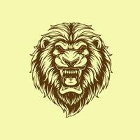 best illustration of lion king for mascot, logo or sticker vector