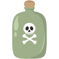 Halloween spell bottle png