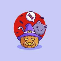 the best illustrations of cute and adorable pumpkins vector