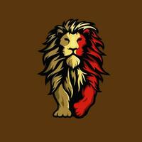 best illustration of lion king for mascot, logo or sticker vector