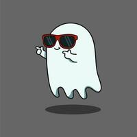 the best illustrations of cute and adorable ghosts vector